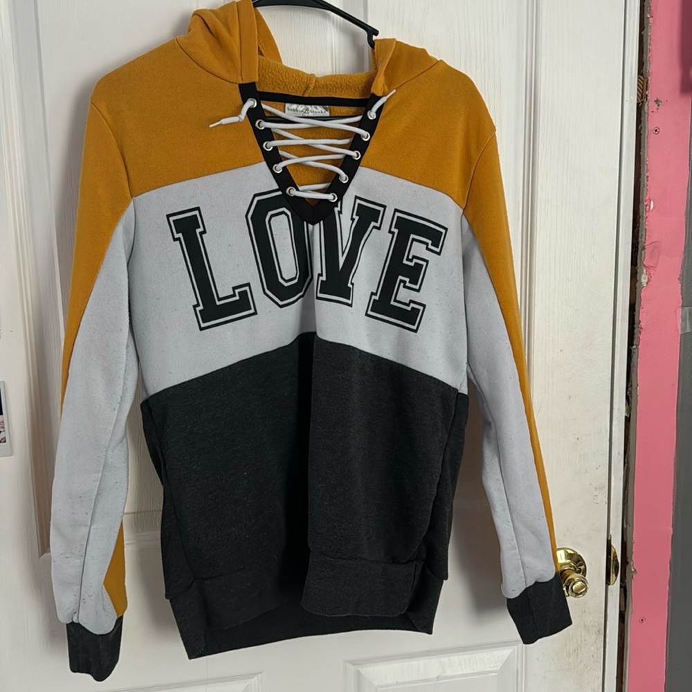 multi-color hoodie
